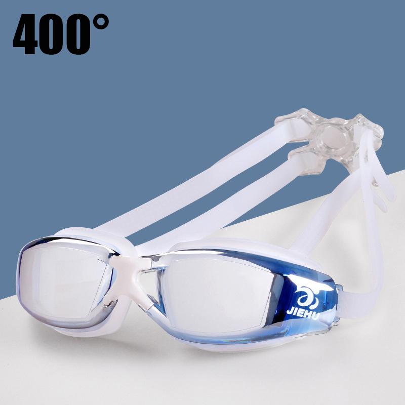 

Взрослые 0 до -8.0 близорукость гальванизированные очки для плавания водонепроницаемые противотуманные очки для плавания