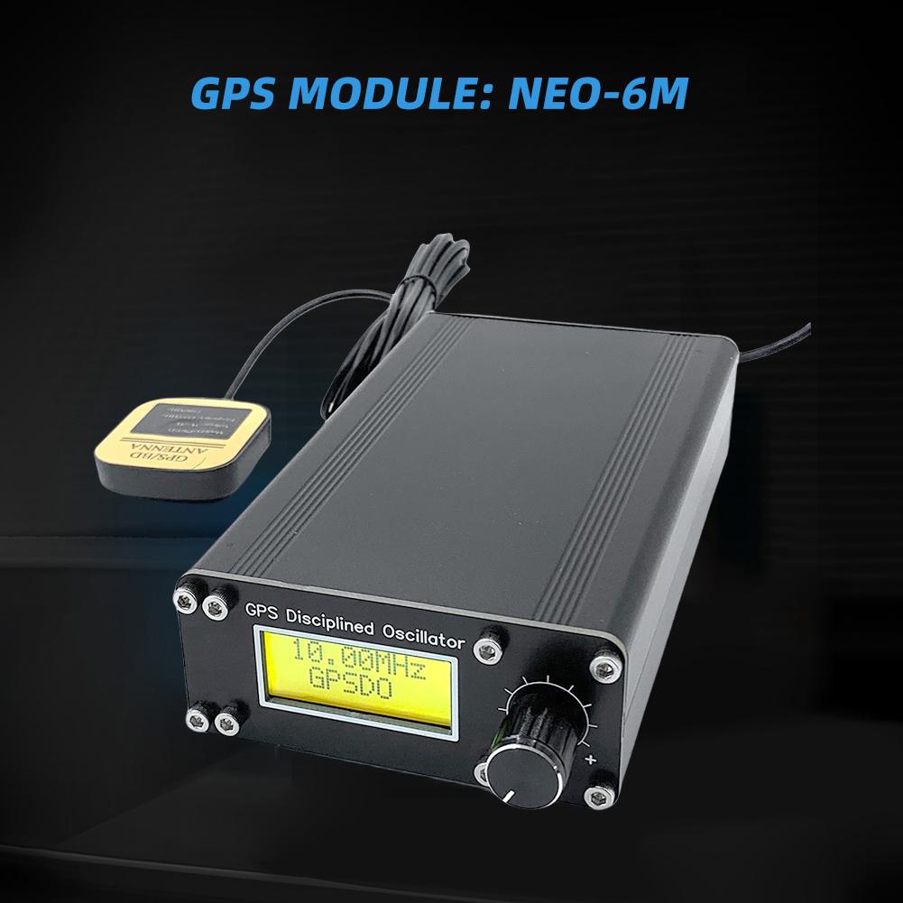 GPSDO GPS Disciplined Oscillator Color Display GNSS GPS Disciplined Clock Square Wave Output 1PPS GPS Clock for Audio Decoders