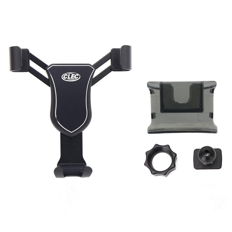 LHD! RHD! For Jeep Renegade 2016- Car Accessories Plastic Alloy Car Bracket Mobile Phone Holder Air Vent Mount Stand 1 Set
