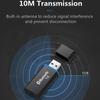 Bluetooth-Sender 5.0 + EDR-Audioadapter für TV-PC-Kopfhörer 3,5-mm-Buchse AUX USB-Stereo-Musik-Wireless-Adapter Plug & Play