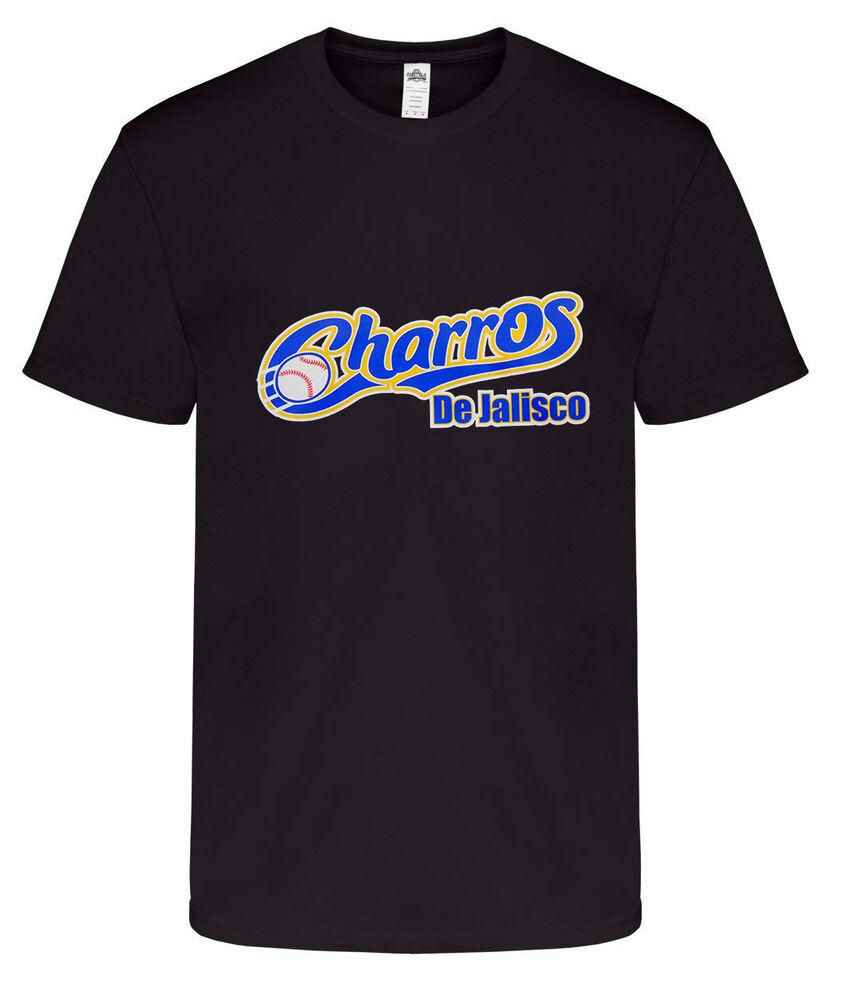 

Charros De Jalisco Color Blanco Azul Negro Crew Neck Unisex T-Shirt