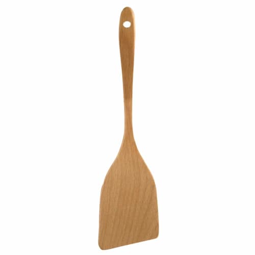 K-UNING Wooden Turner, Cooking Spatula, Kitchen Tool, Frying Tool, Wood Carving, L310mm, Japanese Urethane Coating