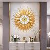 Clock Wall Clock Living Room Home Fashion Atmosphere Silent Quartz Clock European Light Luxury Art Watch Wall High-end