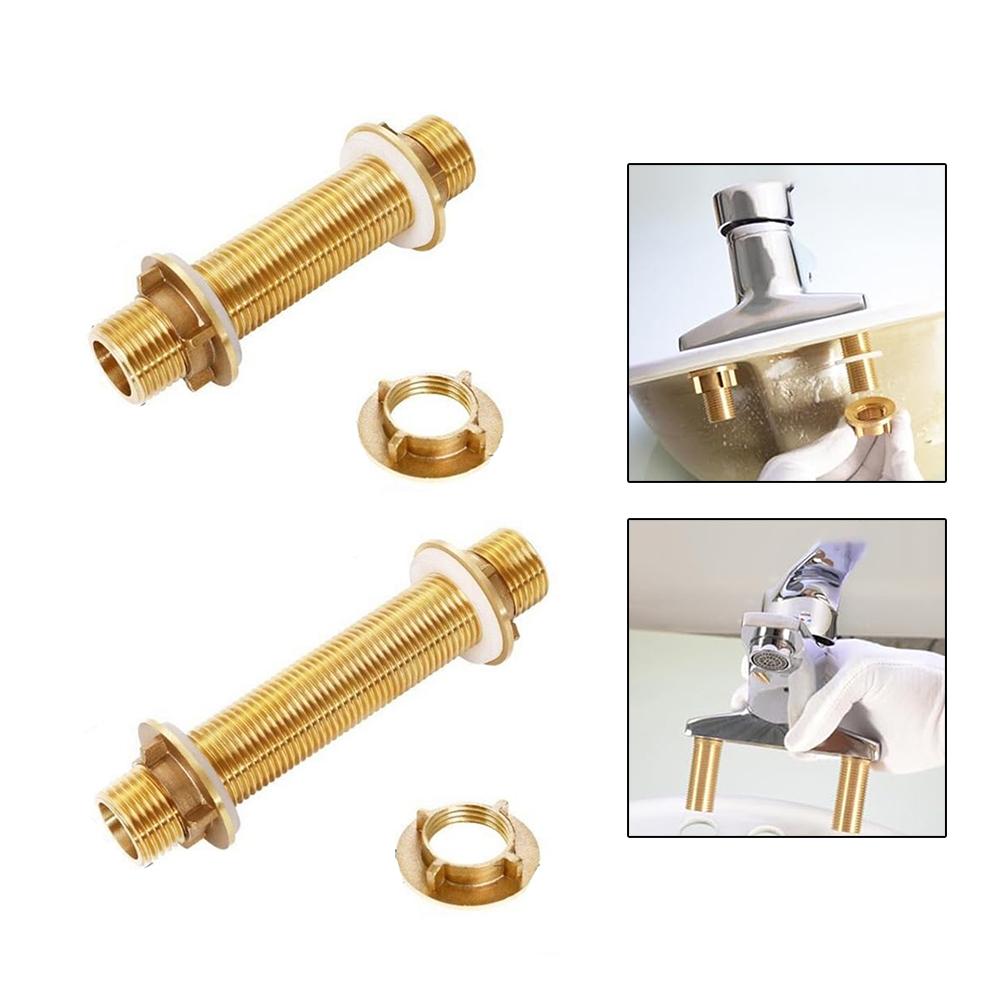 1pc Water Tank Connector Brass G1/2 Tank Feedthrough For Water Tank Water Tower Pump Bulkhead Fitting Accessories 10/12cm