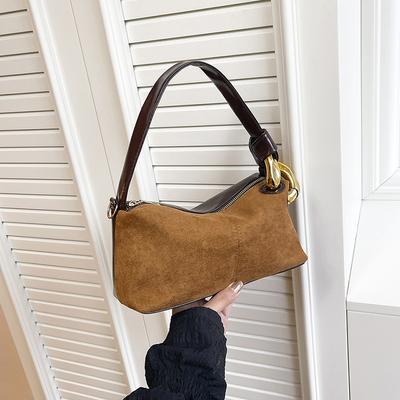 New Frosted Leather Pillow Bag Niche Design Versatile Handbag Casual Soft Leather Single Shoulder Oblique Span