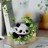Compatible Music Flower Box: Secret Language Building Blocks, Preserved Flower Bouquet, Handmade Ornament, New Year Gift.
