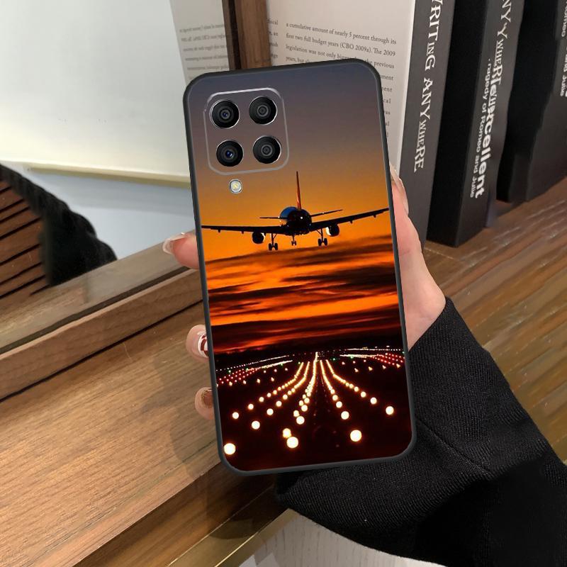 Airplane Plane Aircraft Case For Samsung Galaxy M56 M16 M36 M33 M53 M13 M12 M32 M52 M20 M15 M55 M31 M14 M35 M34 M54