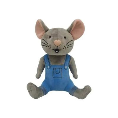 25cm If You Give A Mouse A Cookie Plush Doll Anime Cartoon Pink Pig Mouse Children's Picture Book Toys