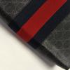 [Pre-Owned] Signature Logo Stripe Web Zipper Canvas Clutch - Very Good #1G2LX3S
