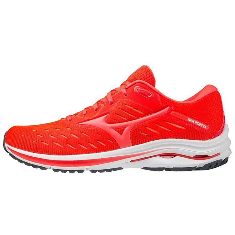 Mizuno Wave Rider 24 Comfortable Fabric Synthetic Leather Cushioning Breathable Wear-Resistant Non-Slip Low-Top Casual Running Shoes J1GC200364