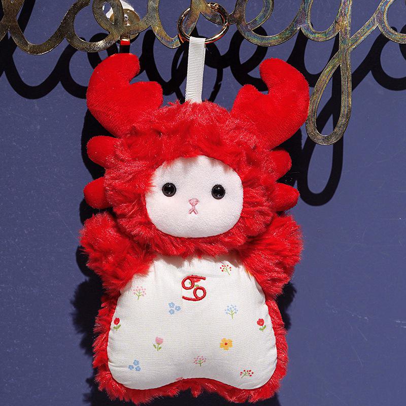Zodiac Plush Toy: Cute Sheep & Rabbit Bean Bag for Girls' Birthdays