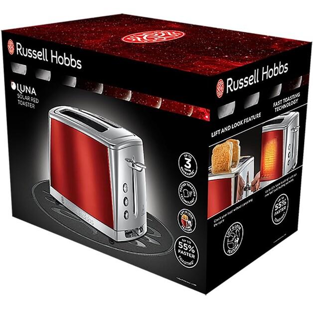 Toaster Russell Hobbs Luna Solar Red (23220-56)