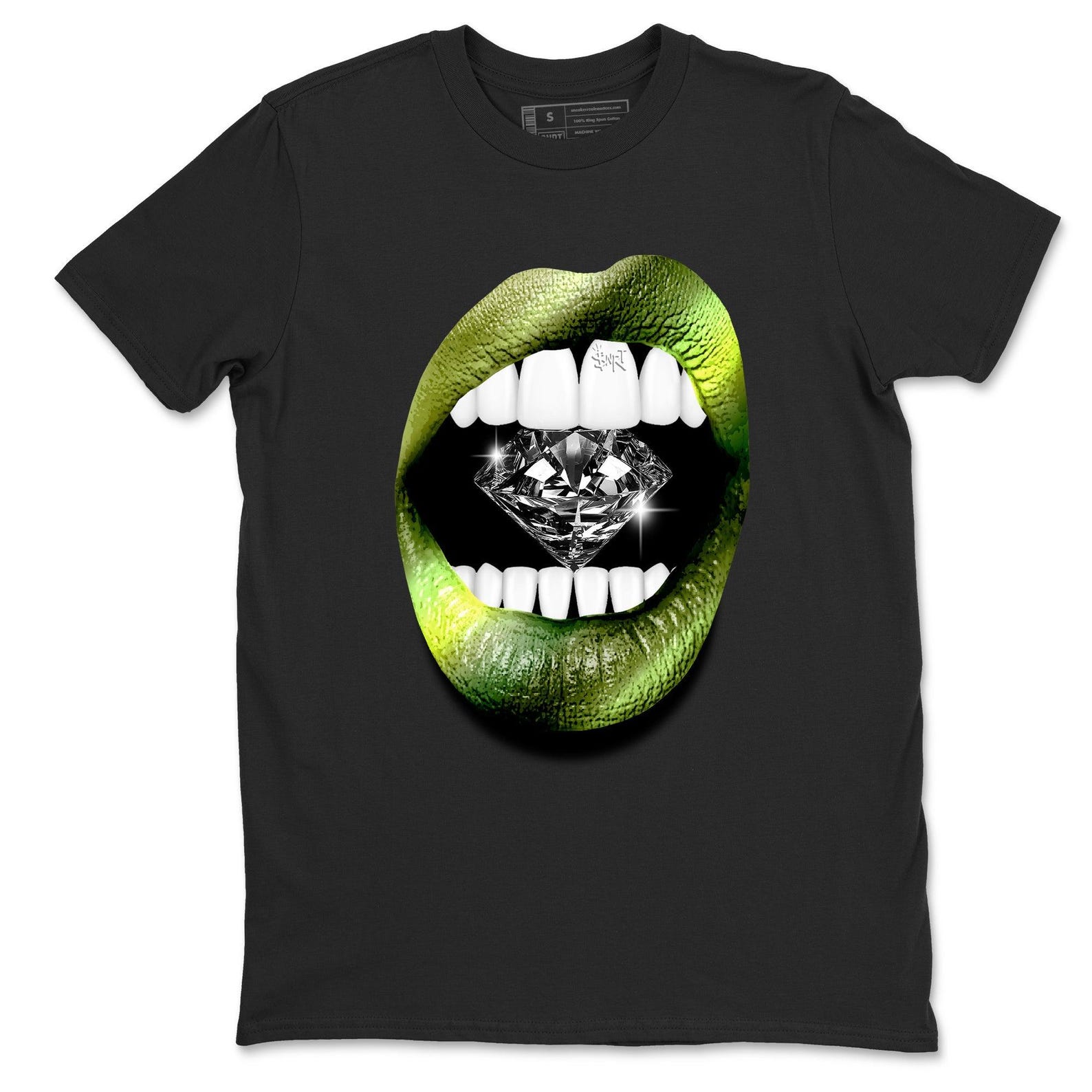 Lips Diamond Graphic Tee - Streetwear T-Shirt 3XL