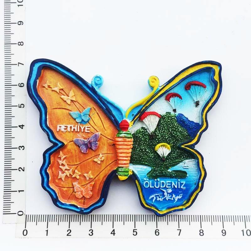 Turkey Fridge Magnet Souvenir Kemer Alanya Antalya Resin Magnets for The Refrigerator Magnetic Stickers Gifts Home Decoration