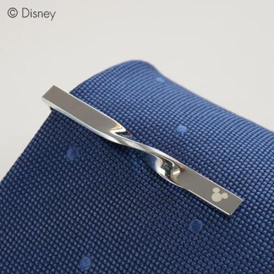 Disney Mickey Mouse Tie Tie Bar Set Light Includes Tie and Tie Gift & (DN902520-2) Blue, Clip,