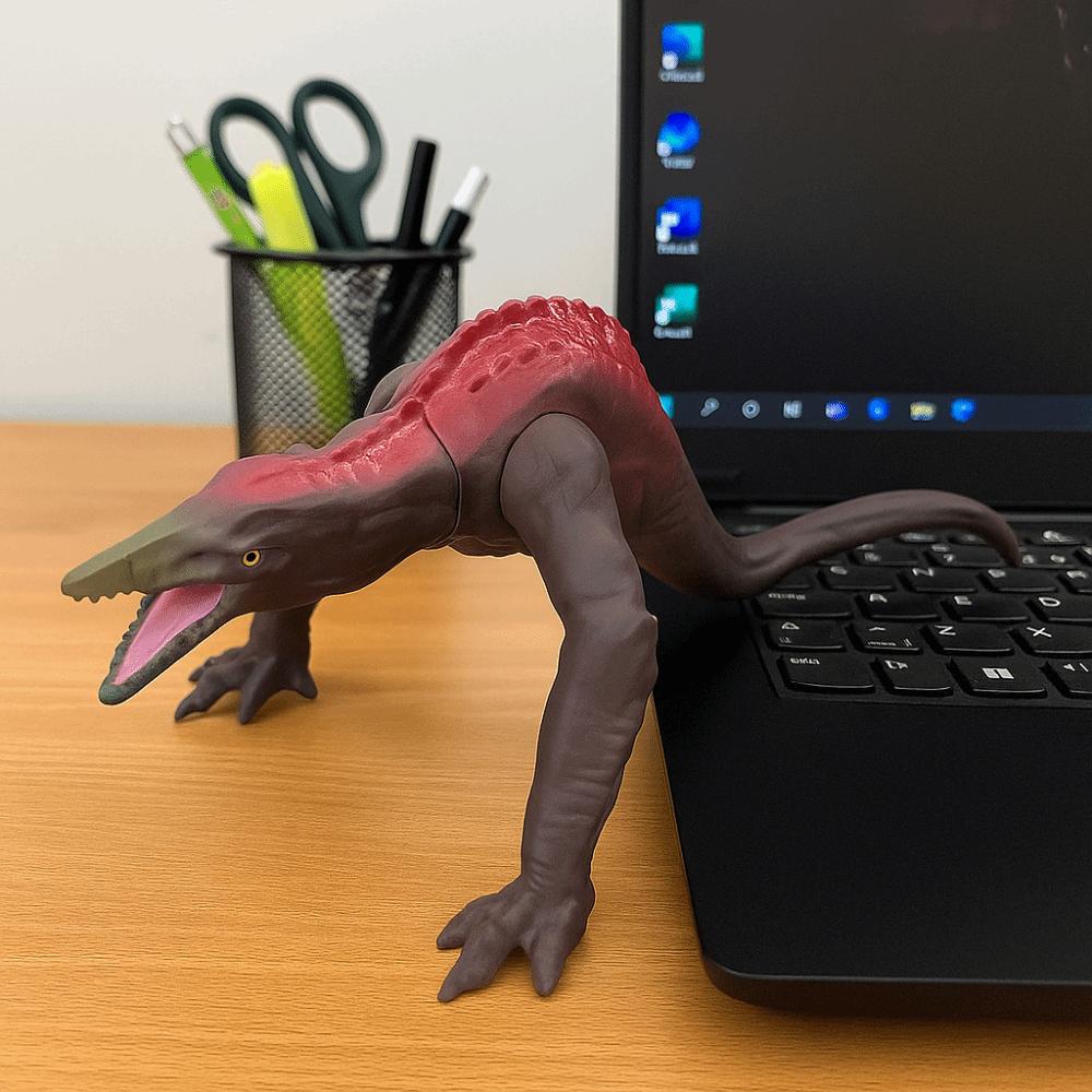 Handmad Realistic Goanna Model Toy Statue Lizard Miniatures Figurine Kids Birthday Gift