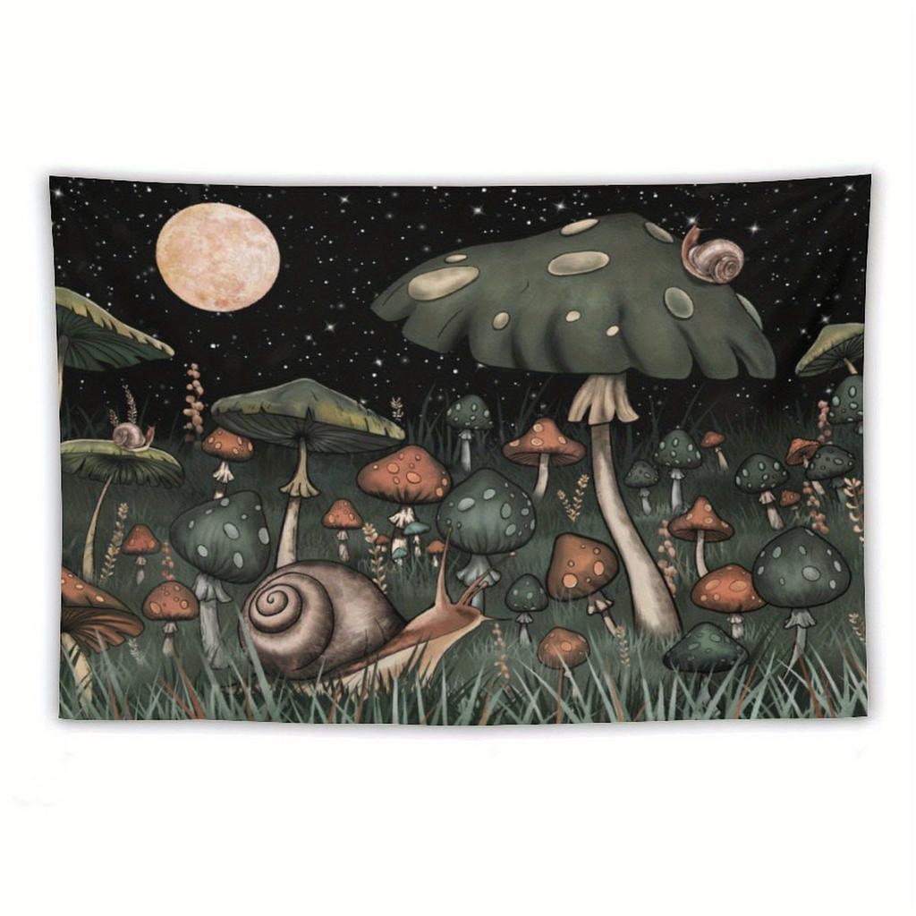 VIKAMA Mushroom Tapestry Bohemian-Style Bedroom Hanging Charming Aesthetic Wall Decoration Living Room & Dormitory Decor