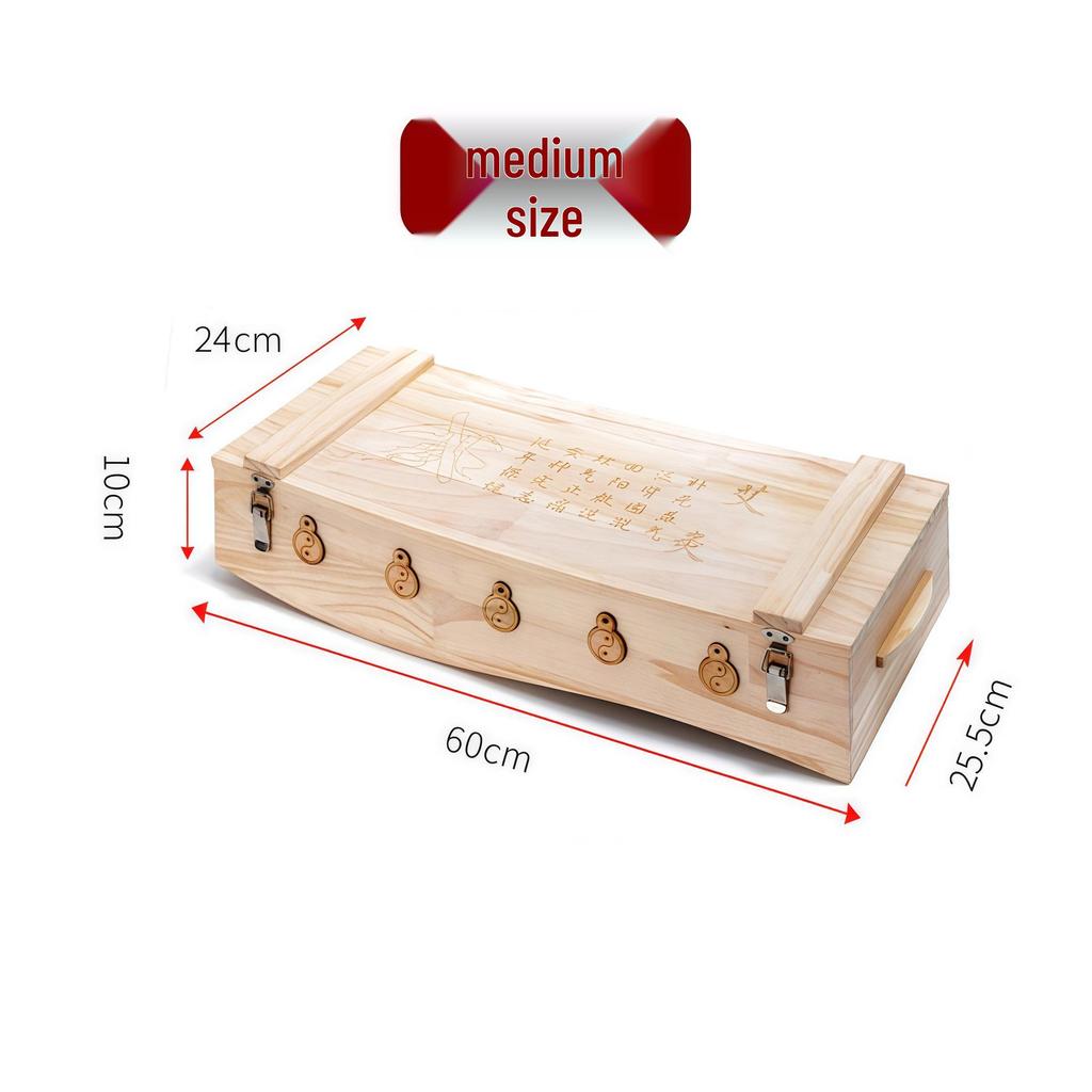Solid Wood Moxibustion Box: Large, Temperature-Controlled for Full-Body Use on Back and Abdomen