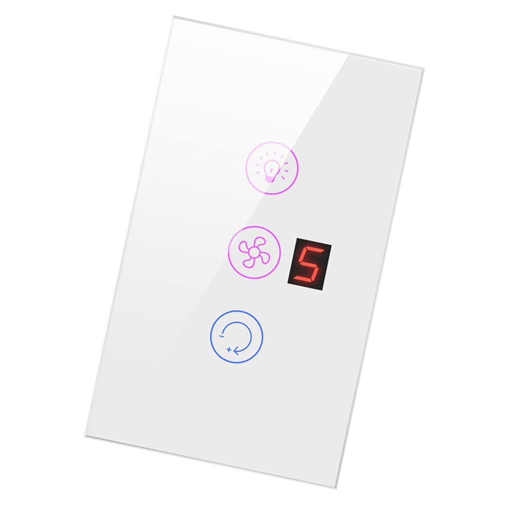 WiFi Intelligent Touched Screen Fan Light   Speed   Fan Light   Mobilephone Voice Control Fan Light   Compatible with  an