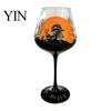 Bicchieri da Festa Festivi Bicchiere da Vino con Gambo di Halloween, Calice Decorativo Artistico Dipinto a Mano, Bicchieri Decorativi per la Casa Capacità 720ml, Stagionale
