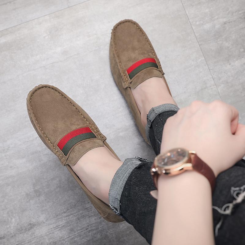 Men's Outdoor Ultra-light Casual Shoes Business Driving Shoes Toe Shoes