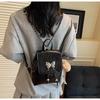 High-end Bag Women's Backpack Fashionable Schoolbag College Students Commuter Hand-carried Small