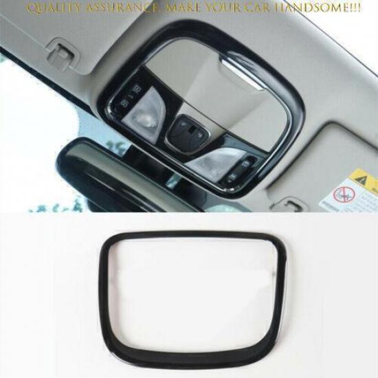 For Jeep Cherokee 2014-2022 Glossy Black Roof Front Reading Light Cover Trim 1PC
