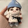 1 Set Dog Hoodie 10cm Cotton Doll Clothes Puppy Set with Hat Doll Clothes Outfit Lovely Animal Doll Dress Up Set Children's Gift