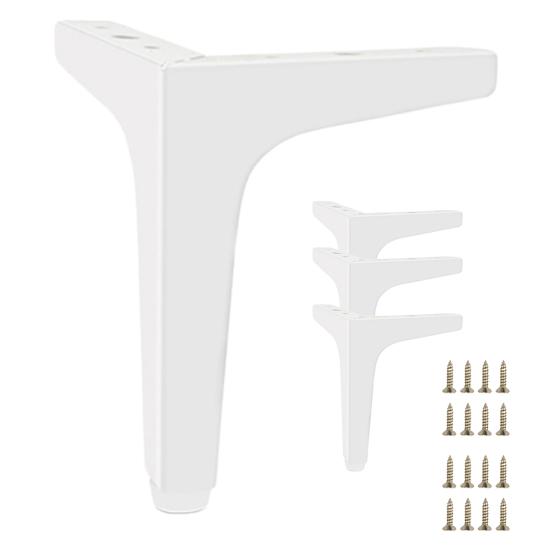 4Pcs 8/10/13/15/17CM Metal Sofa Feet Heavy Duty Couch Dresser Chair Cabinet Bed Riser Furniture Leg Support Feet Replacement