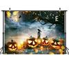 New Halloween Scary Skull Holiday Venue Layout 3D Studio Background Cloth