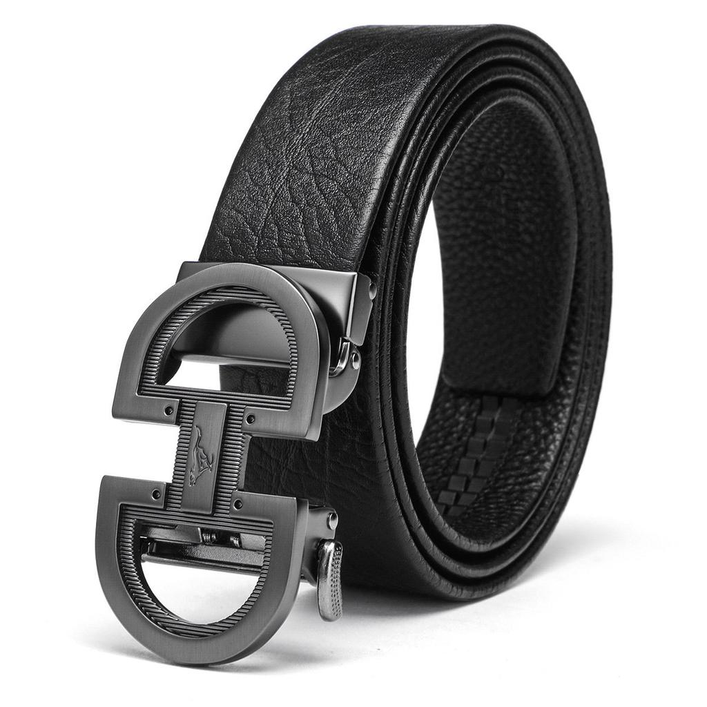 Men's Belt Automatic Buckle Business Versatile Belt High end Trouser Belt Trendy New Product Retro