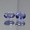 Oval Cut Natural Blue Iolite 19-21 Ct Pair Beautiful Certified Loose Gemstone