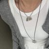Korean Fashion Tassel Little Horse Necklace - Trendy Hip Hop Style Pendant Sweater Chain for Autumn and Winter.