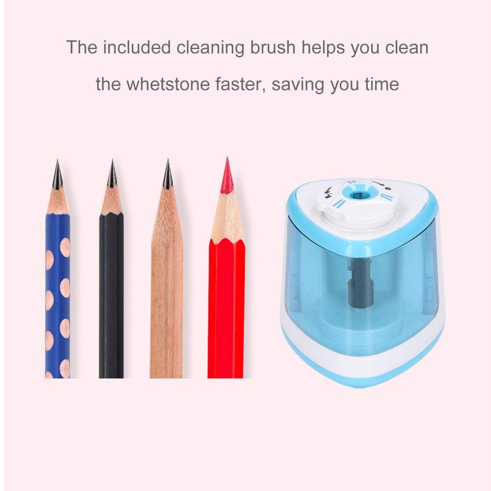Multi-Scenario Pencil Sharpeners Blue Pencil Trimmer Desk Stationery  Office Document Prep