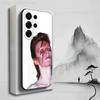 Singer D-David B-BOWIE Phone Case For Samsung S25,S24,S23,S22,S21,S20,S10,S9,Ultra,Plus,Lite,FE,Soft Silicone Black Cover