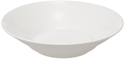 Imported Royal Copenhagen White Fluted Pasta Plate Dish 24cm Wedding Gift Present 1016913 [Regular Product]