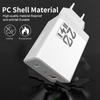 22 Battery Appearance Dual USB 2.4A Mobile Charger with US/EU/KR/UK Adapters