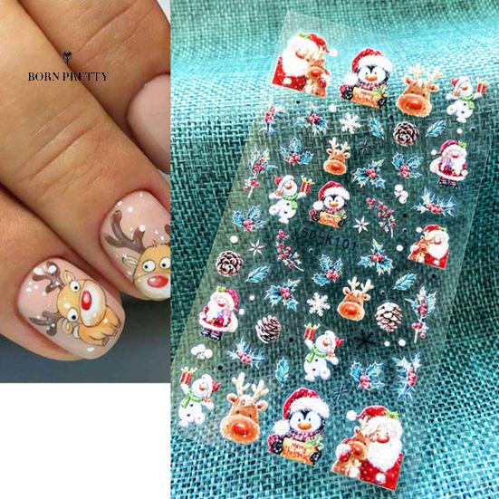 Langlebige Nagelaufkleber, Nägel, Ornamente, DIY, exquisit geprägt