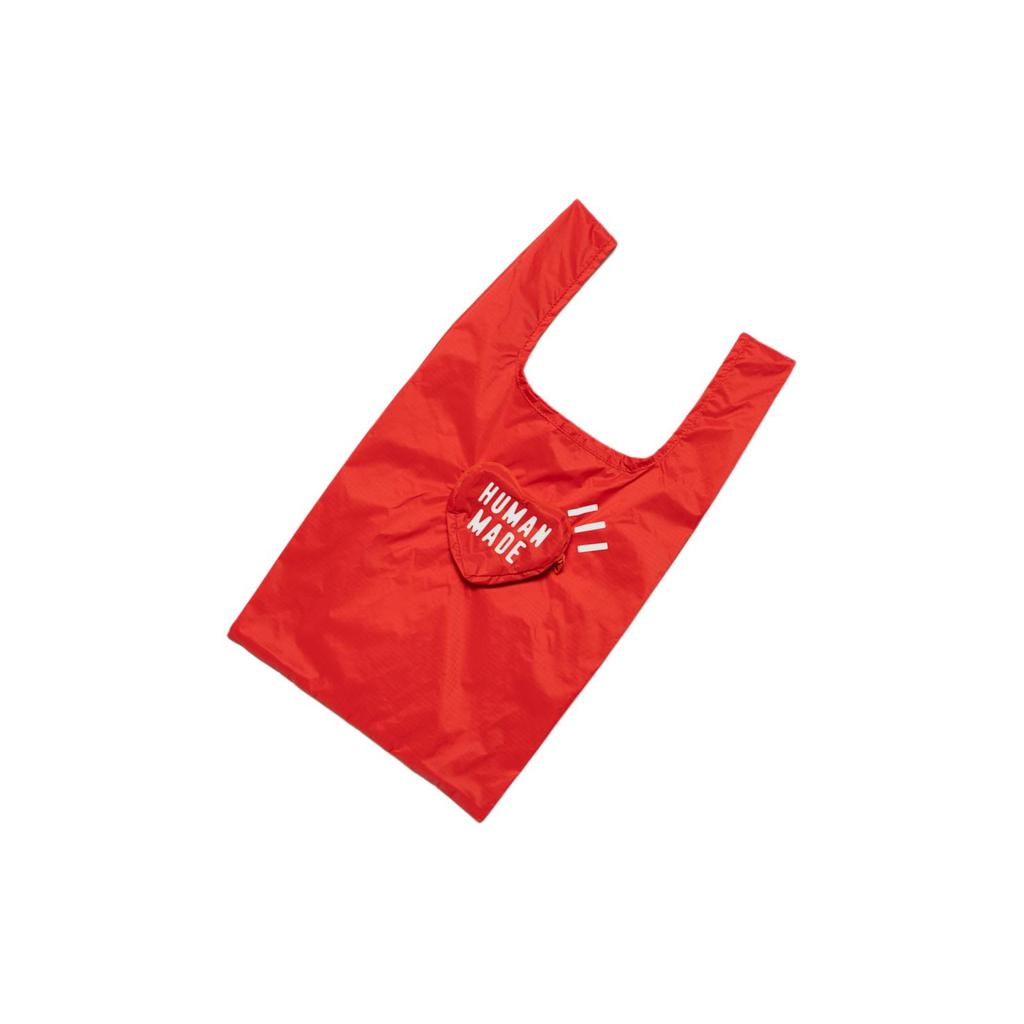 New HUMAN MADE Nylon Tote Bag, Shopping Bag, Handbag Trumpets Unisex Red HM26GD050