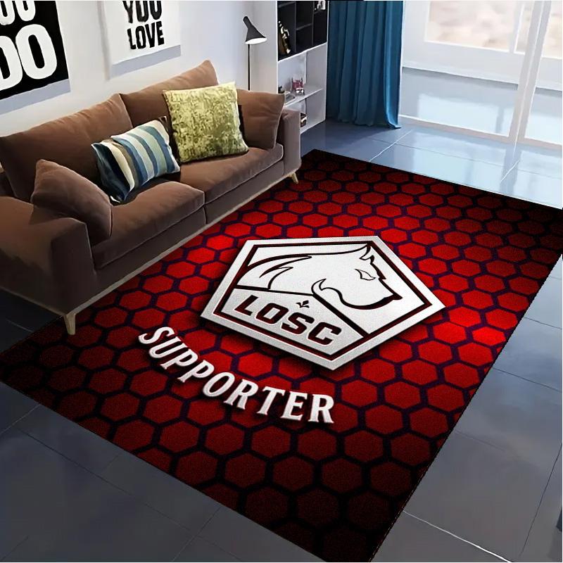 Lille OSC Carpet Rug for Living Room Bedroom Home Sofa Decoration,Kids play Non-slip Floor Mat