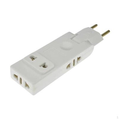 Adaptateur Prise US Accessoire Convertisseur Prise pour Maison Salon Bureau Blanc