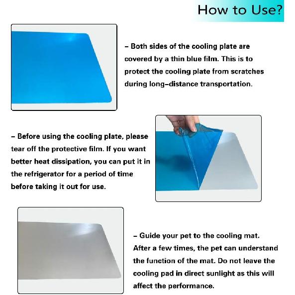 Rabbit Cooling Pad, Hamster Cooling Mat for Rabbit Bunny Hamster Guinea Pig & Other Small Pets Stay Cool -Pet Cool Plate Ice Bed