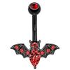 Anello Ombelico a Forma di Cuore Ornamento Goccia d'Acqua 14G Bilanciere Piercing Ombelico Pendente Belly Nombril Piercing Gioielli Donna
