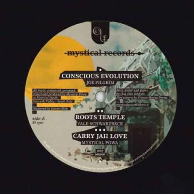 12inch Record JOE PILGRIM; VALE SCHWARZBECK; MYST - Conscious Evolution; Roots Temple;  MR008 Mystical 2018 UK Reggae, Ska & Dub