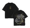 Japan Anime Demon Slayer Printed Tshirt Mens and Womens Washed Tshirt High Quality Vintage Cotton Tshirt YK Tops
