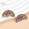 Watermelon Slice Brooch 1/2Pcs Rhinestone Brooch, Sparkling Fruit Lapel Pin, Sweater Shape Cardigan Coat Suits Accessories, Jewelry Gift for Women Pin