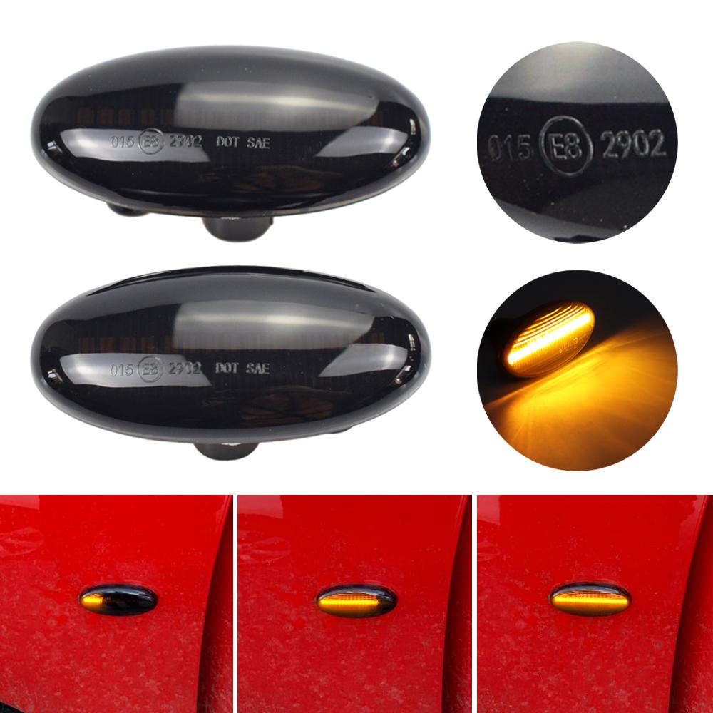 LED Flowing Water Dynamic Turn Signal Side Marker Light Indicator Blinker For Mazda 2 2003-2014 For Mazda 3 5 6 BT-50 MPV