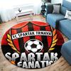 FC Spartak Trnava Round Area Rug,Carpet Rug for Living Room Bedroom Sofa Playroom Decor,Non-slip Floor Mat