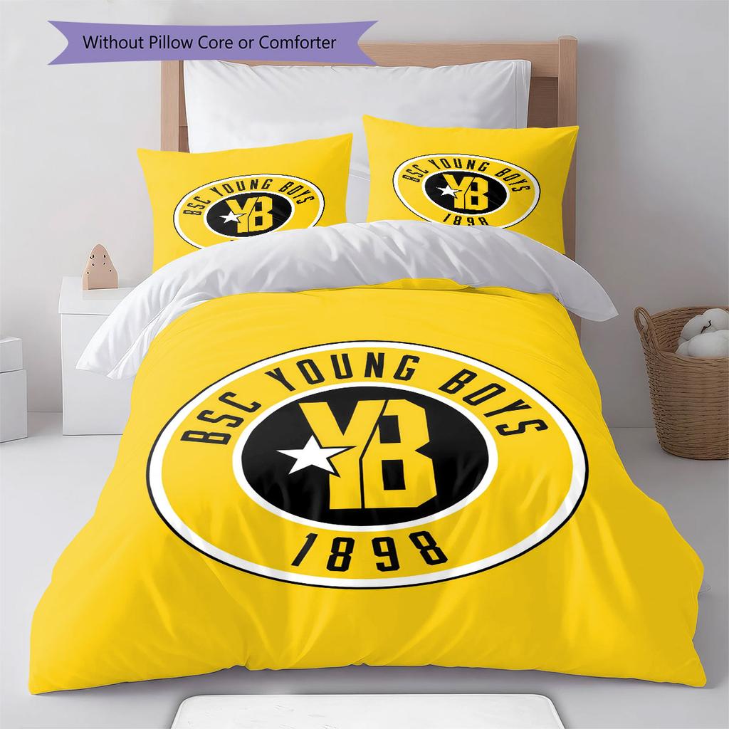 Young Boys Pattern Bedding Home Decoration Birthday Gift ( 1 Duvet Cover + 2 Pillowcase, Without Core),fan Merchandise.