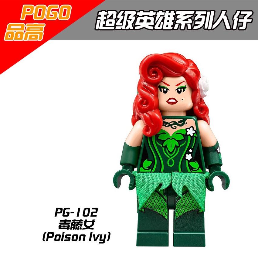 Superhero Clown Woman Poison Ivy Batman Building Block Toy Minifigures